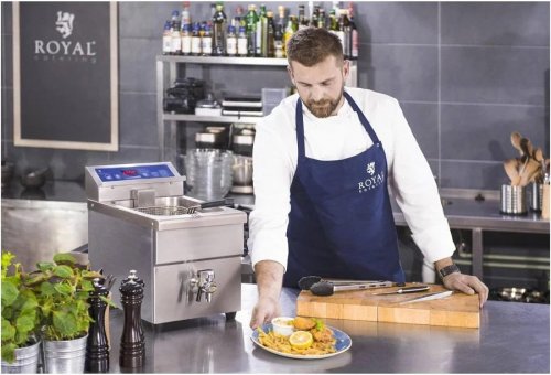 Royal Catering Freidora de inducción 10 L