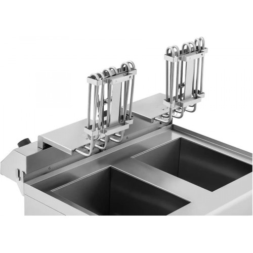 Royal Catering Freidora eléctrica 2 x 16 L