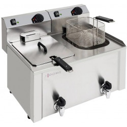 Royal Catering Freidora eléctrica 2 x 16 litros