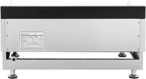 Royal Catering Plancha doble de gas fry top 60 x 40 cm Lisa/ondulada 10011918