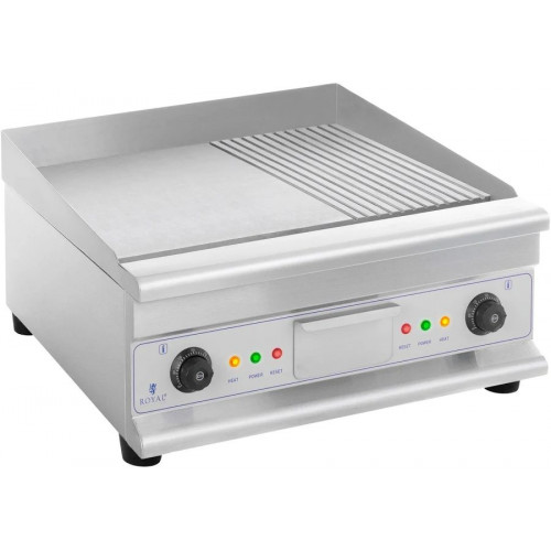 Royal Catering Plancha eléctrica fry-top doble 60 cm 10011175
