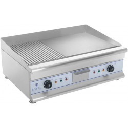 Royal Catering Plancha Eléctrica Fry-top Doble 75 cm