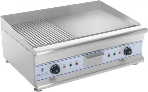 Royal Catering Plancha Eléctrica Fry-top Doble 75 cm