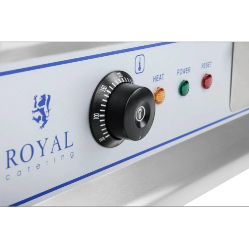 Royal Catering Plancha Eléctrica Fry-top Doble 75 cm