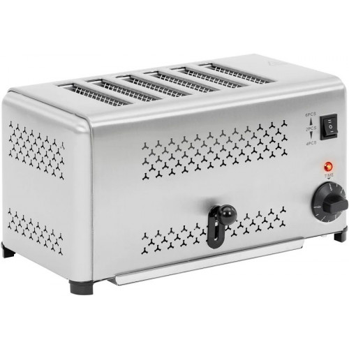 Royal Catering Tostadora 2500 W 6 ranuras 10013480