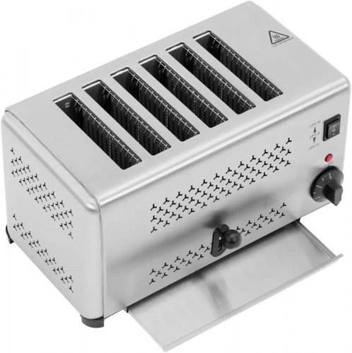 Royal Catering Tostadora 2500 W 6 ranuras 10013480