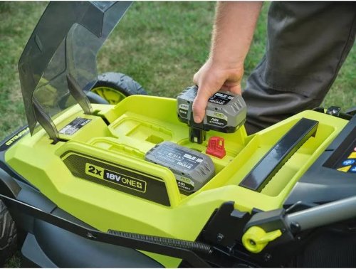 Ryobi 2 Cortacésped sin escobillas One+ RY18LMXSP51A-0 18 V