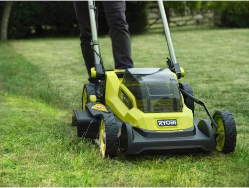 Ryobi 2 Cortacésped sin escobillas One+ RY18LMXSP51A-0 18 V