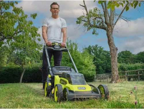Ryobi 2 Cortacésped sin escobillas One+ RY18LMXSP51A-0 18 V