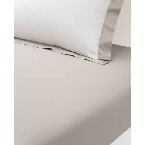 Sábana bajera algodón satén RL 624 Ralph Lauren Home Beige
