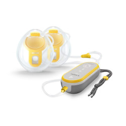 Sacaleches doble eléctrico Medela Freestyle Hands Free Amarillo