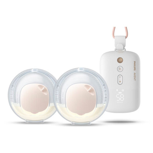 Sacaleches eléctrico doble Philips Avent manos libres Blanco