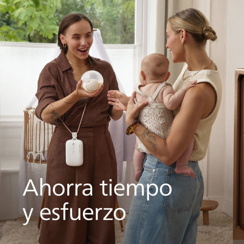 Sacaleches eléctrico doble Philips Avent manos libres Blanco