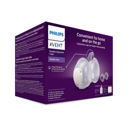 Sacaleches eléctrico doble Philips Avent manos libres Blanco