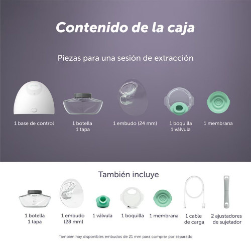 Sacaleches Eléctrico Elvie Pump portátil blanco Blanco