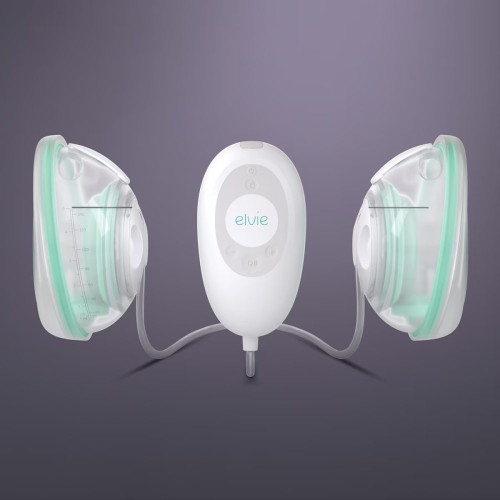 Sacaleches eléctrico Elvie Stride 2 Doble Blanco