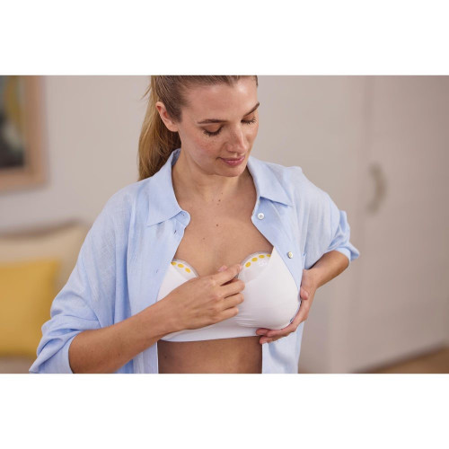 Sacaleches eléctrico sin cables Medela Motion In Bra Doble Blanco