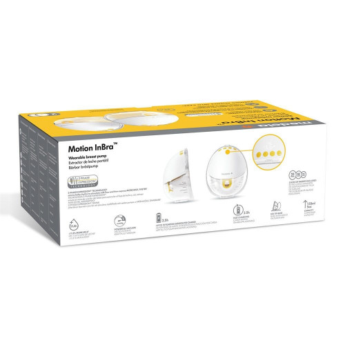 Sacaleches eléctrico sin cables Medela Motion In Bra Doble Blanco