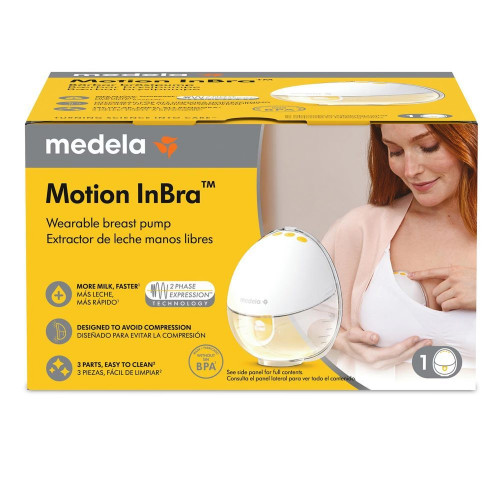 Sacaleches eléctrico sin cables Medela Motion In Bra simple Blanco