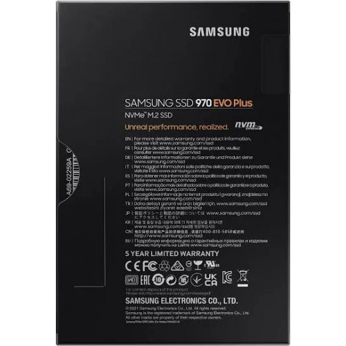 Samsung 970 EVO Plus SSD 2 NVMe