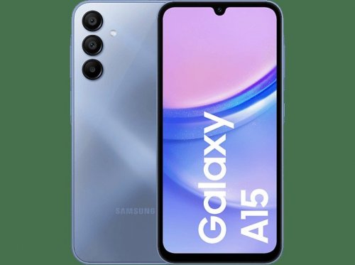 SAMSUNG A15 6.5P/4G/8N/4+128GB/BL, Azul, Móvil Android, 128 GB, 4 GB RAM, 6,5 