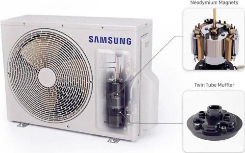 Samsung Aire acondicionado split wind-free frío/calor btu