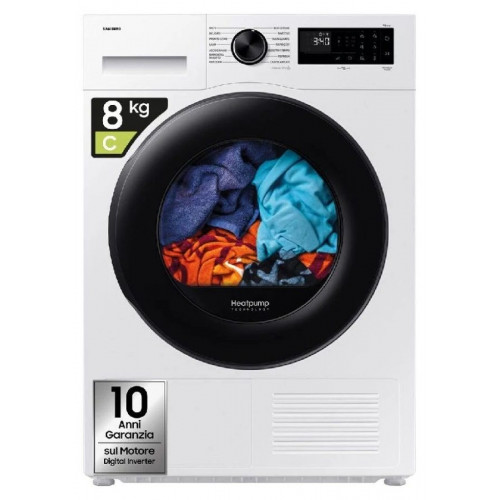 Samsung asciugatrice crystal ecodry 8 kg cl. c secadora independiente dv80dg52b0aeet