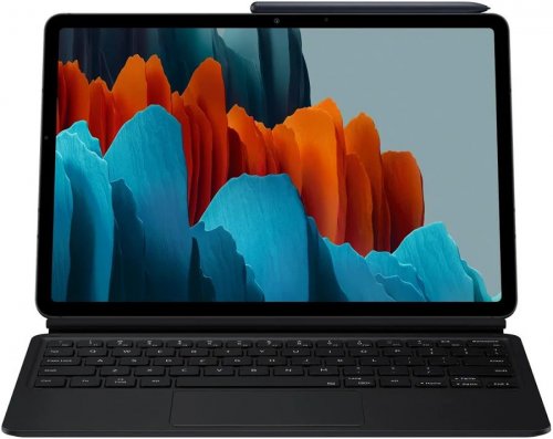 Samsung EF-DT870 Negro Pogo pin QWERTZ Alemán