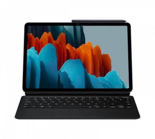 Samsung EF-DT870UBEGEU Teclado para móvil Negro Pogo pin