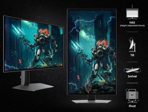 Samsung G61SD pantalla para PC 68,6 cm 2560 x 1440 Pixeles Quad HD OLED Plata