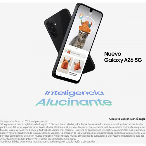 SAMSUNG GALAXY A26 Negro - Móvil 6.7