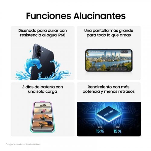 Samsung Galaxy A57 5G Azul Claro - 128GB - 8GB
