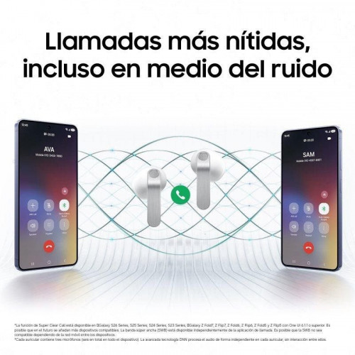Samsung Galaxy Buds4 Auriculares Inalámbricos con IA y Cancelación de ruido Blanco