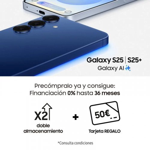 Samsung Galaxy S25 con IA Azul Marino - 128GB - 12GB - 5G