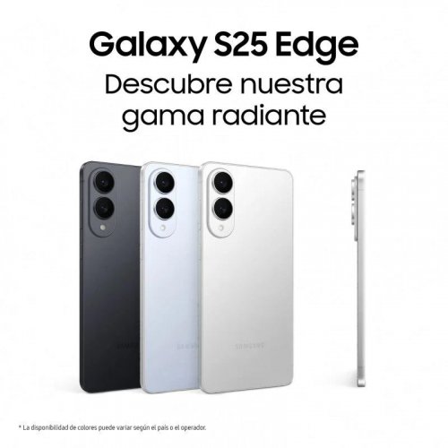 Samsung Galaxy S25 Edge con IA Titanio Plata - 256GB - 12GB - 5G