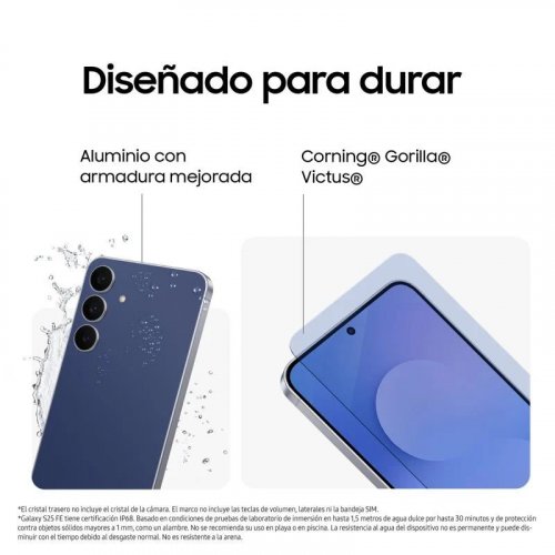 Samsung Galaxy S25 FE - 256GB - 8GB con Inteligencia Artificial Azul Glacial