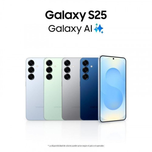 Samsung Galaxy S25 Smartphone con IA 128GB Batería 4.000mAh Azul Marino Versión Internacional