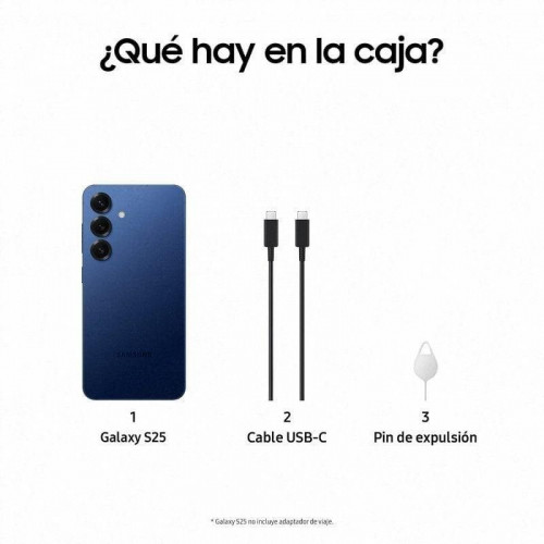 Samsung Galaxy S25 Smartphone con IA 128GB Batería 4.000mAh Azul Marino Versión Internacional
