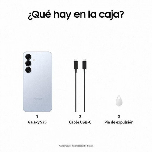 Samsung Galaxy S25 Smartphone con IA 128GB Batería 4.000mAh Azul Versión Internacional