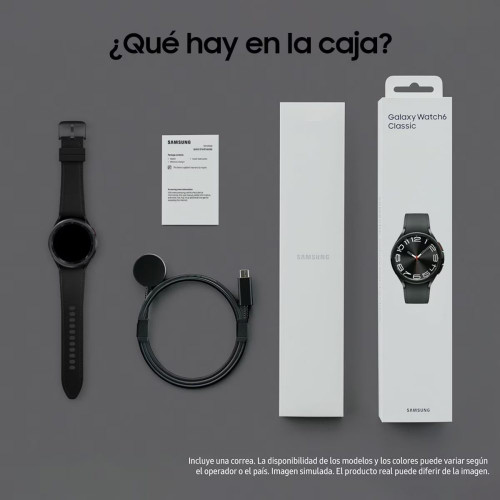 Samsung Galaxy Watch6 Classic 43mm Negro Bluetooth Smartwatch Negro
