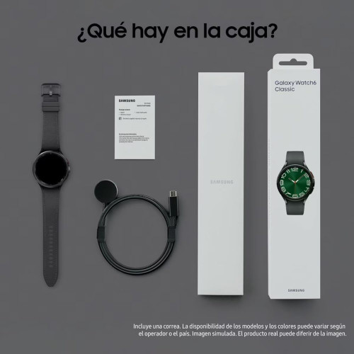 Samsung Galaxy Watch6 Classic 47mm Negro Bluetooth Smartwatch Negro