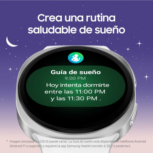Samsung Galaxy Watch8 44mm Plata Cellular Smartwatch Silver