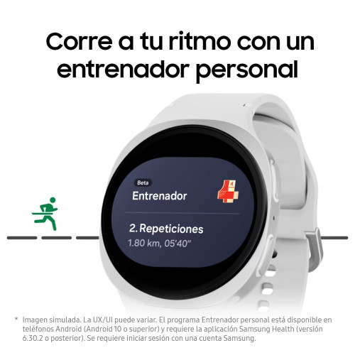 Samsung Galaxy Watch8 44mm Plata Cellular Smartwatch Silver
