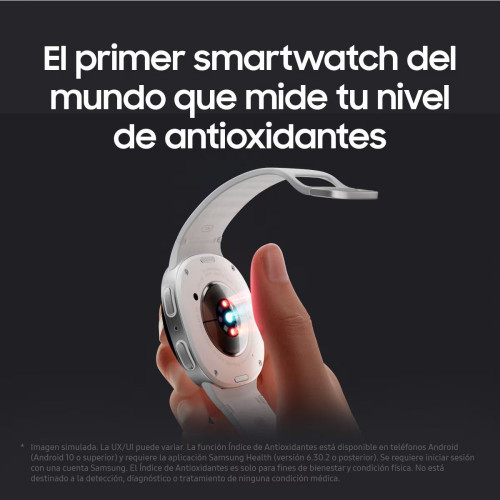 Samsung Galaxy Watch8 44mm Plata Cellular Smartwatch Silver