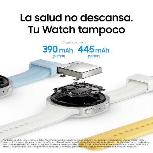 Samsung Galaxy Watch9 44mm 4G Smartwatch Plata