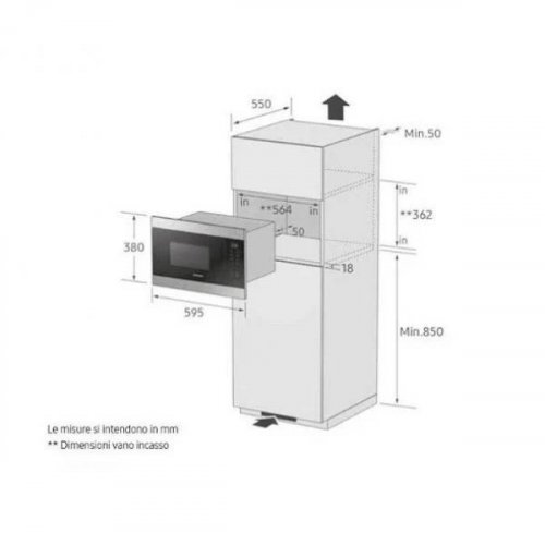 Samsung MG22M8254AK Microondas Grill