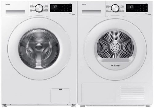 Samsung Secadora de ropa independiente dv90cgc2a0teet de 60 cm con acabado blanco