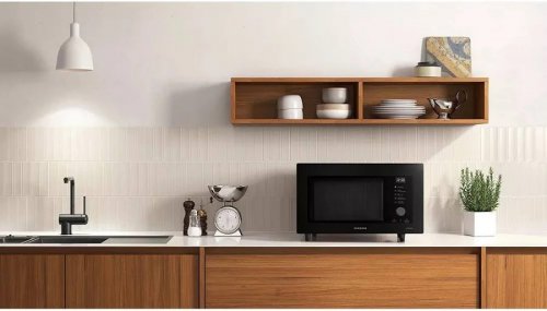 Samsung Smart Mikrowelle mit Air Fryer und Dampf 32L Grau MC32DB7746KC/E3