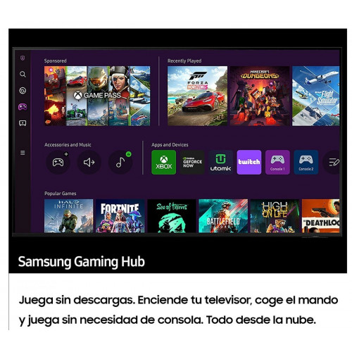 SAMSUNG TU43CU7175 Negro - TV 43