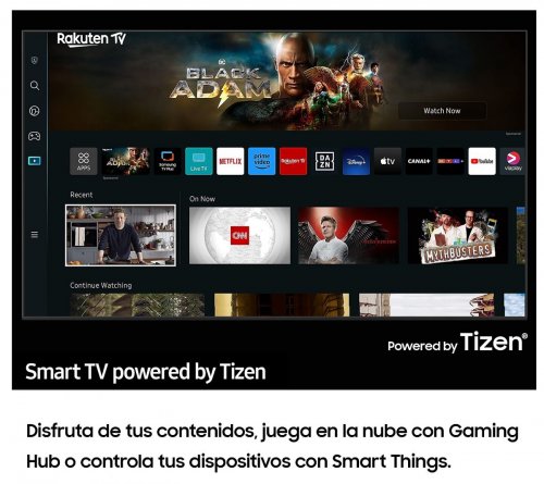 SAMSUNG TU65CU7105 Negro - TV 65